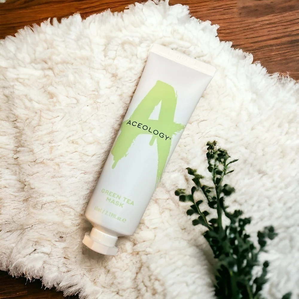 Aceology green tea mask- unopened with seal. Full size